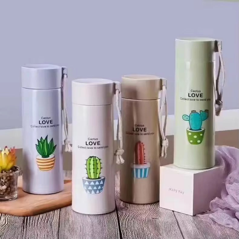 Cactus Thermo Water Bottle | Portable & Travel Friendly