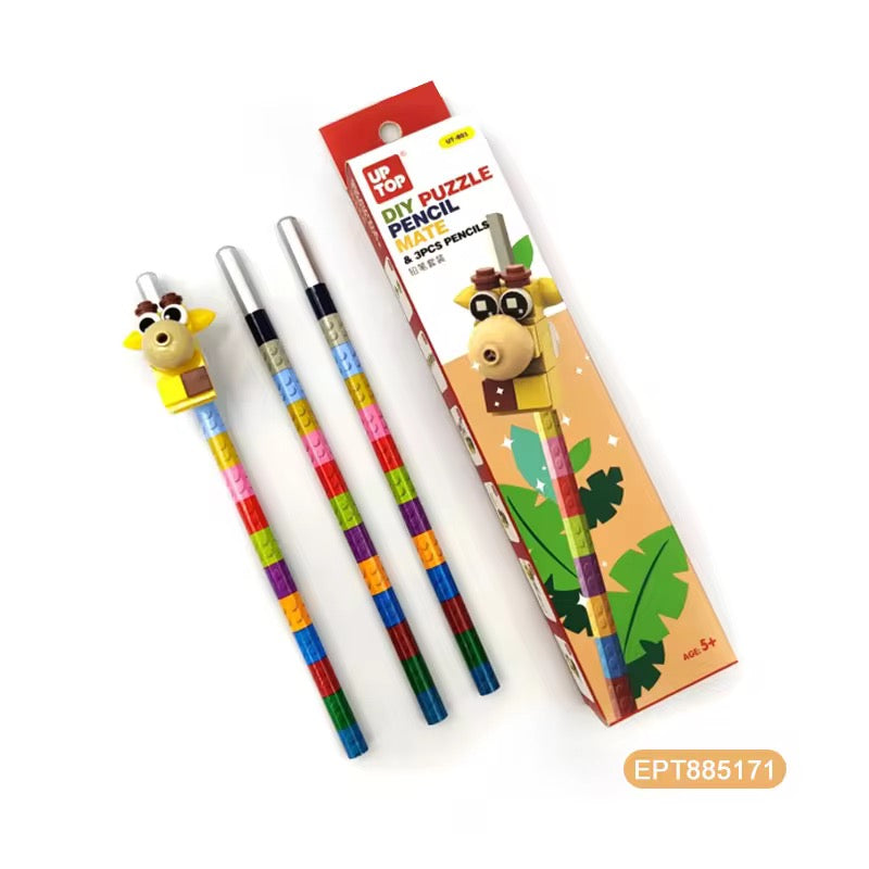 DIY Puzzle Pencil Set