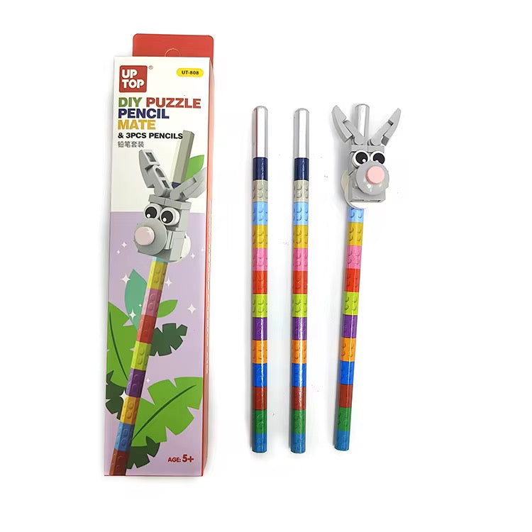 DIY Puzzle Pencil Set