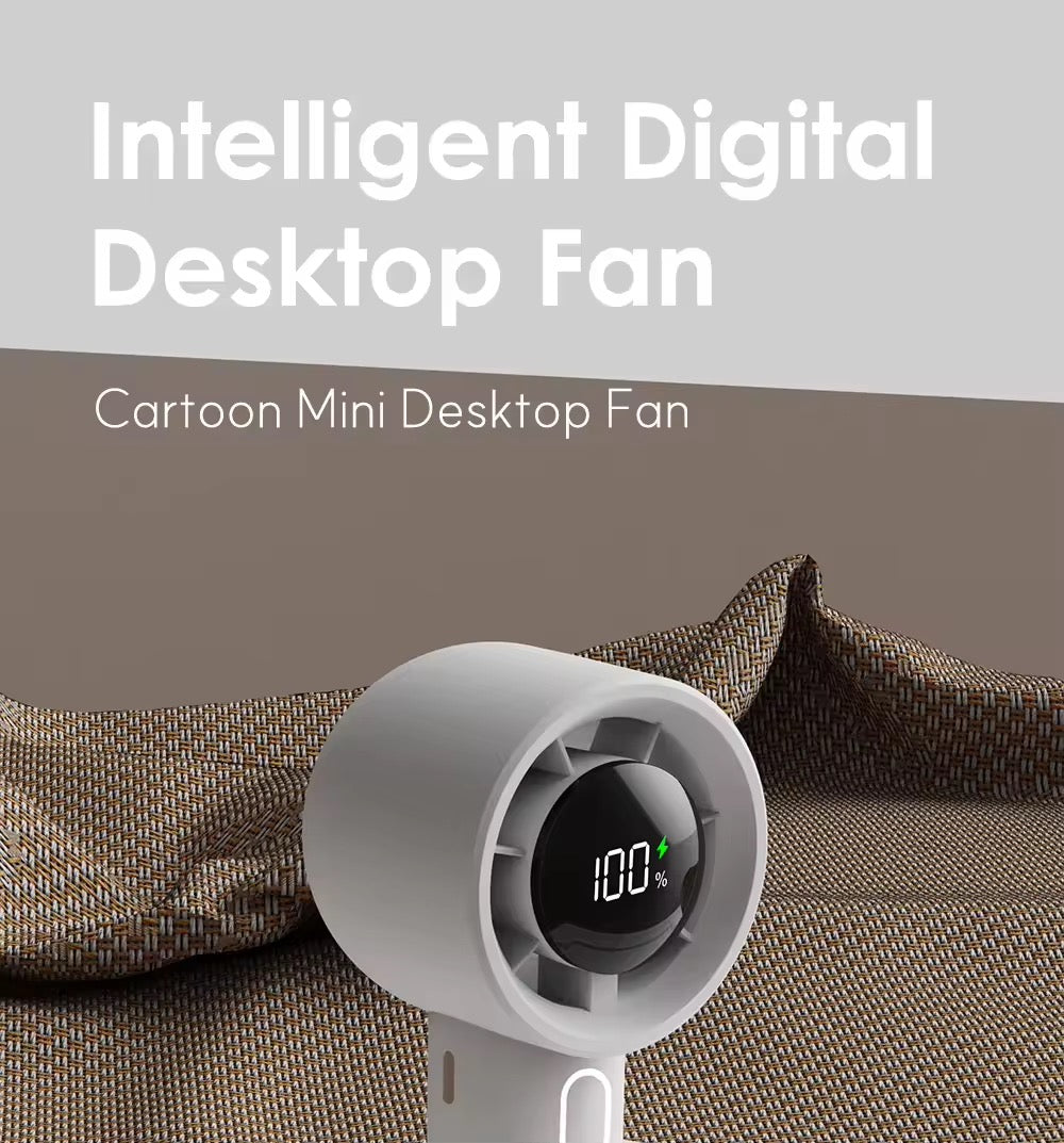 Compact Fan with Digital Display
