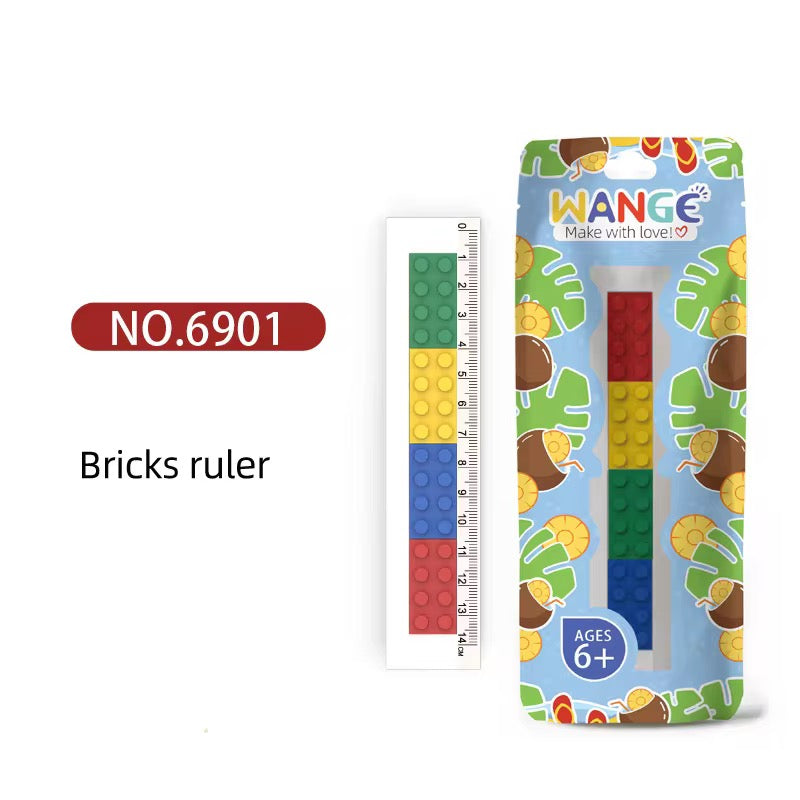 Lego Combo | Pencil Box, Ruler, Sharpener - 3 pc