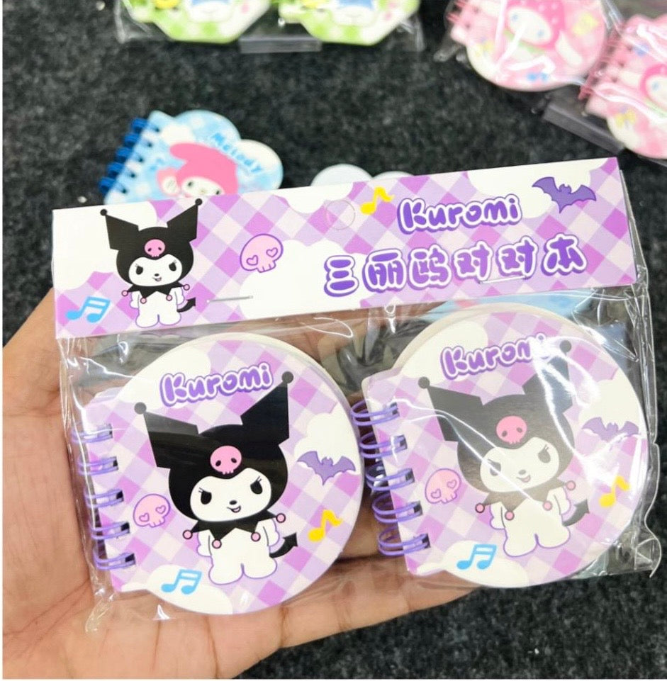 Mini Kuromi Diary - 2pc