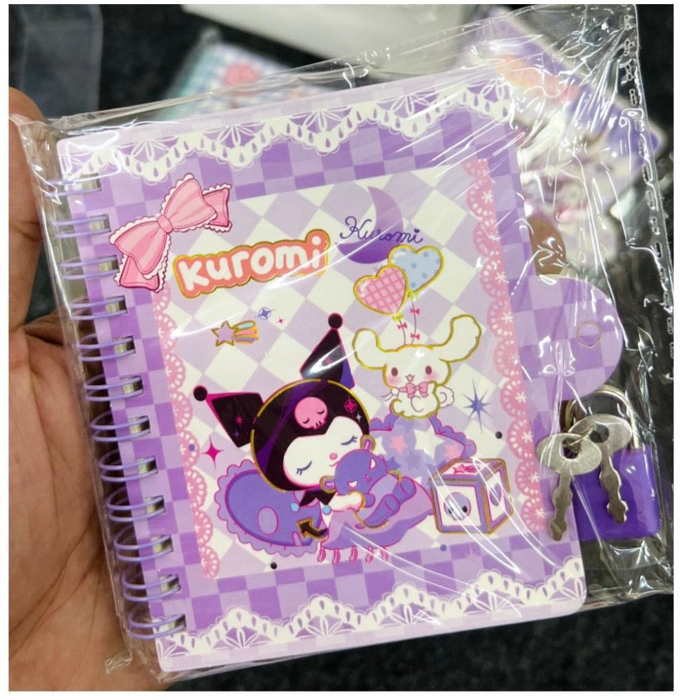 Kuromi Secret Diary with Lock