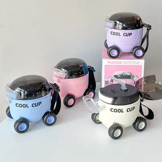 Wheeled Car Shaped Water Bottle