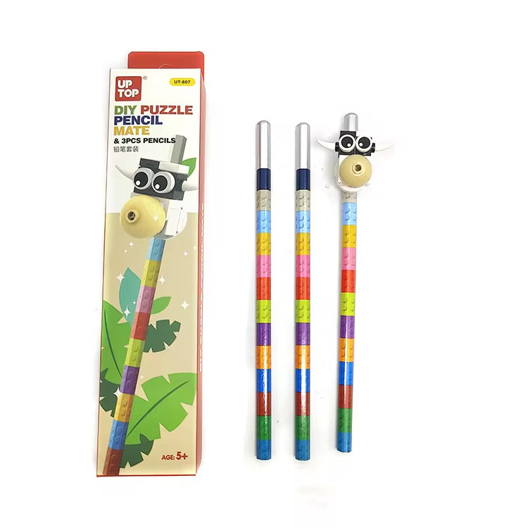 DIY Puzzle Pencil Set