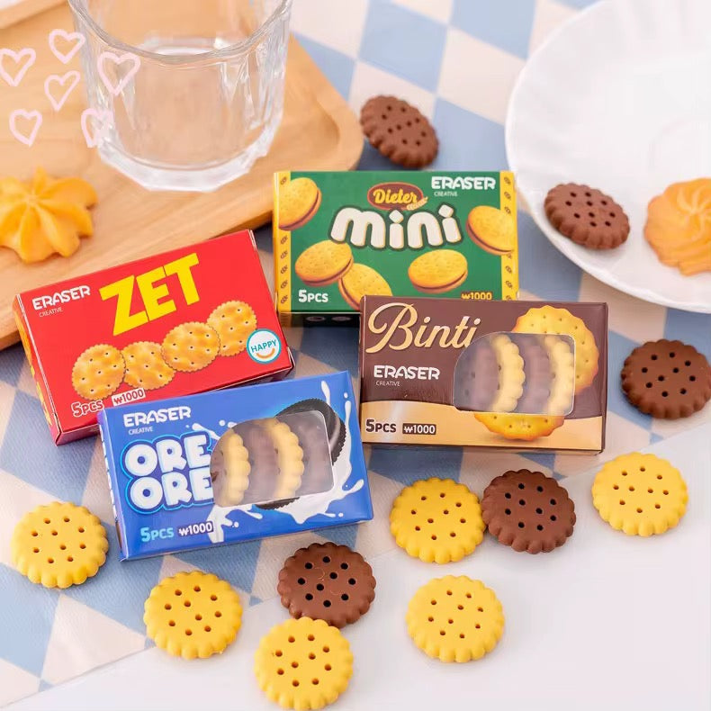 Mini Cookie Cracker Eraser