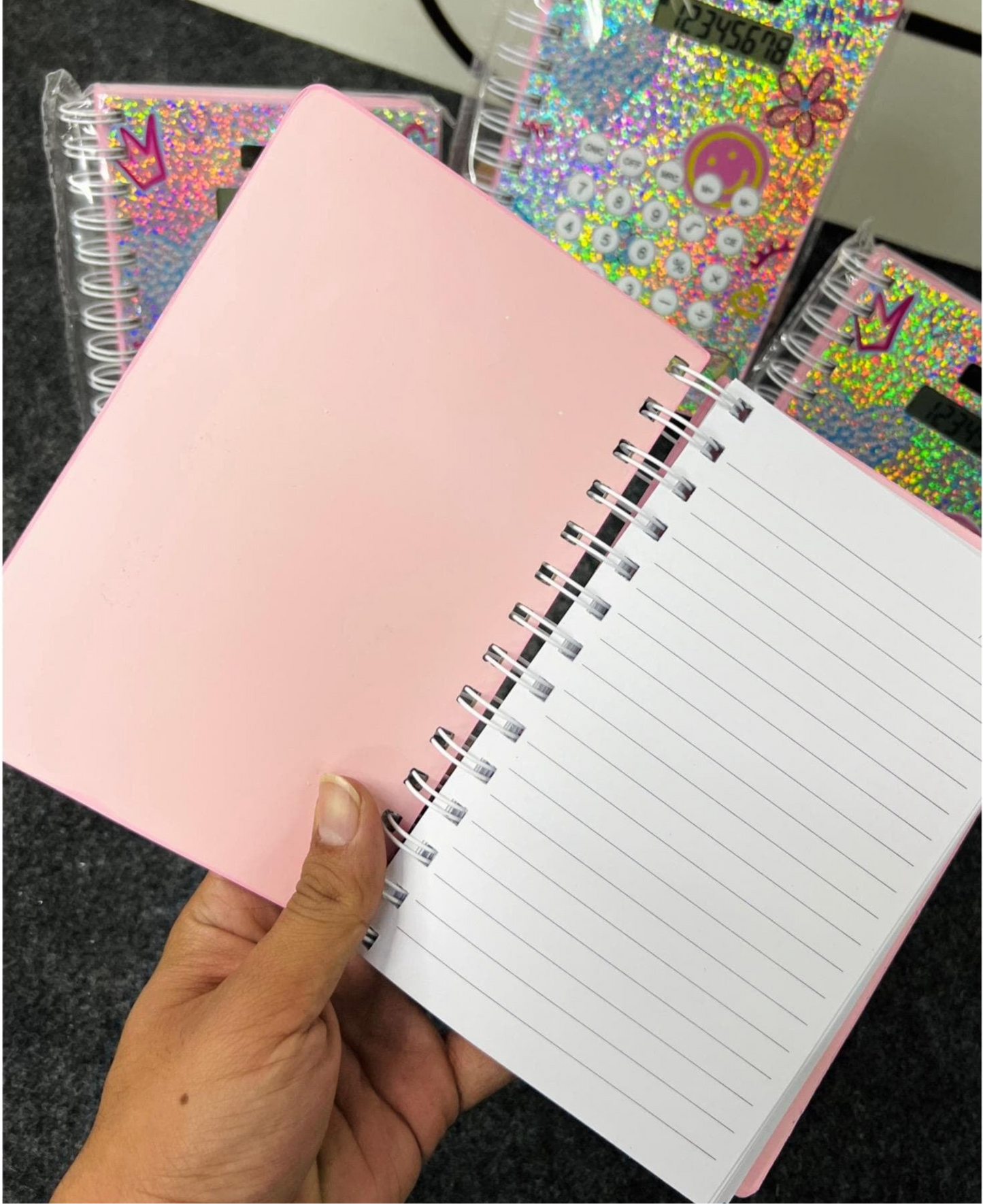 Spiral Diary with Calculator