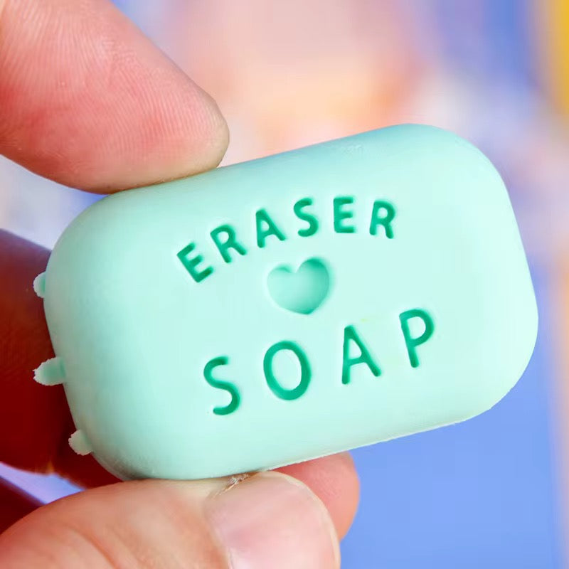 Kawaii Soap Bar Erasers