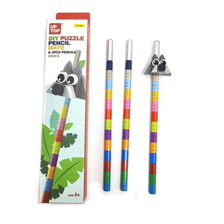 DIY Puzzle Pencil Set