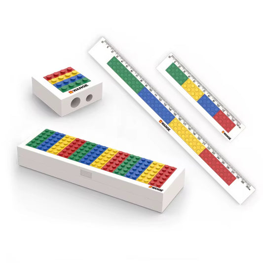 Lego Combo | Pencil Box, Ruler, Sharpener - 3 pc