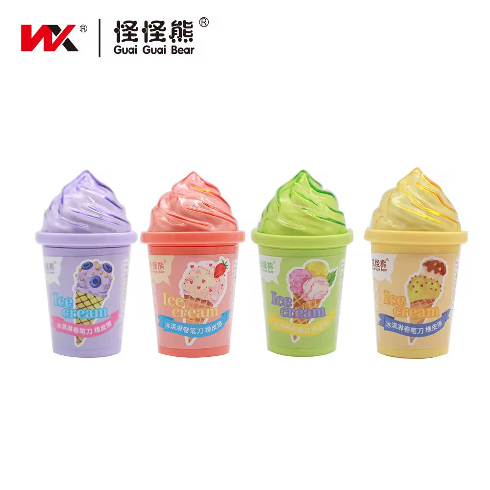Icecream Cup Sharpener with Eraser