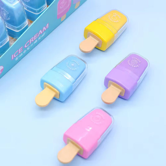 Ice-pop Eraser with Sharpener
