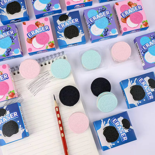 Oreo Shaped Eraser