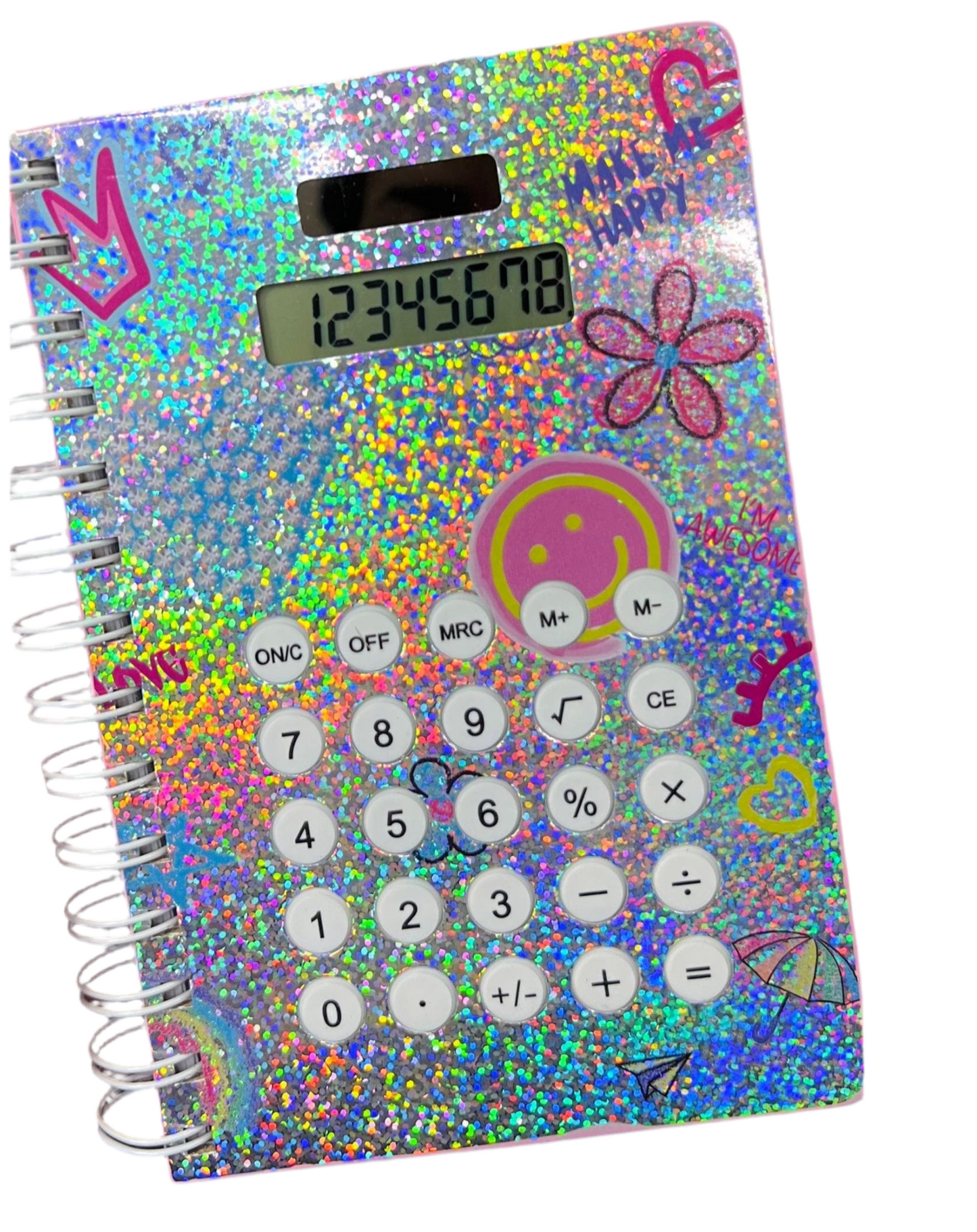 Spiral Diary with Calculator