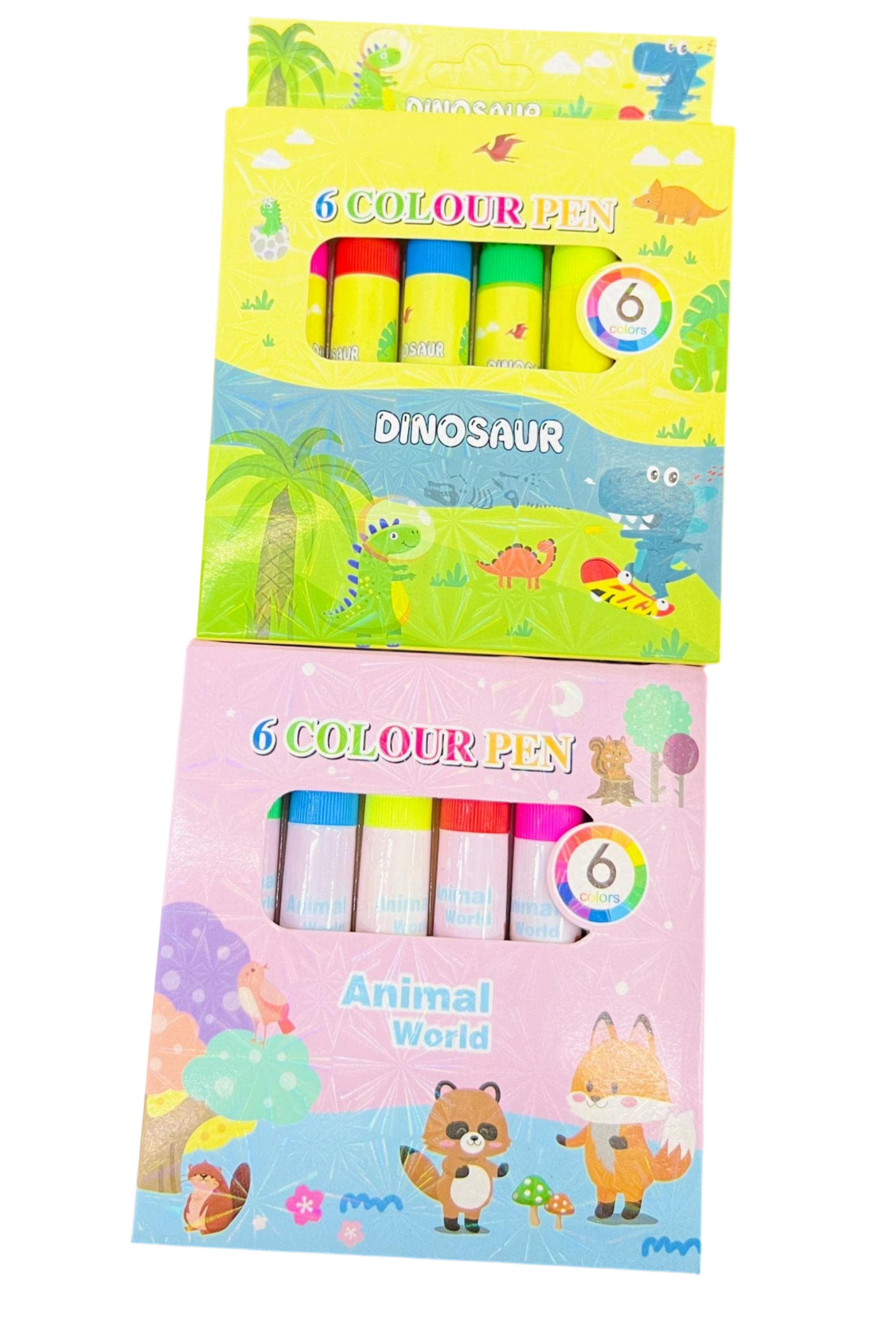 Kawaii Colour Pen Set - 6pc