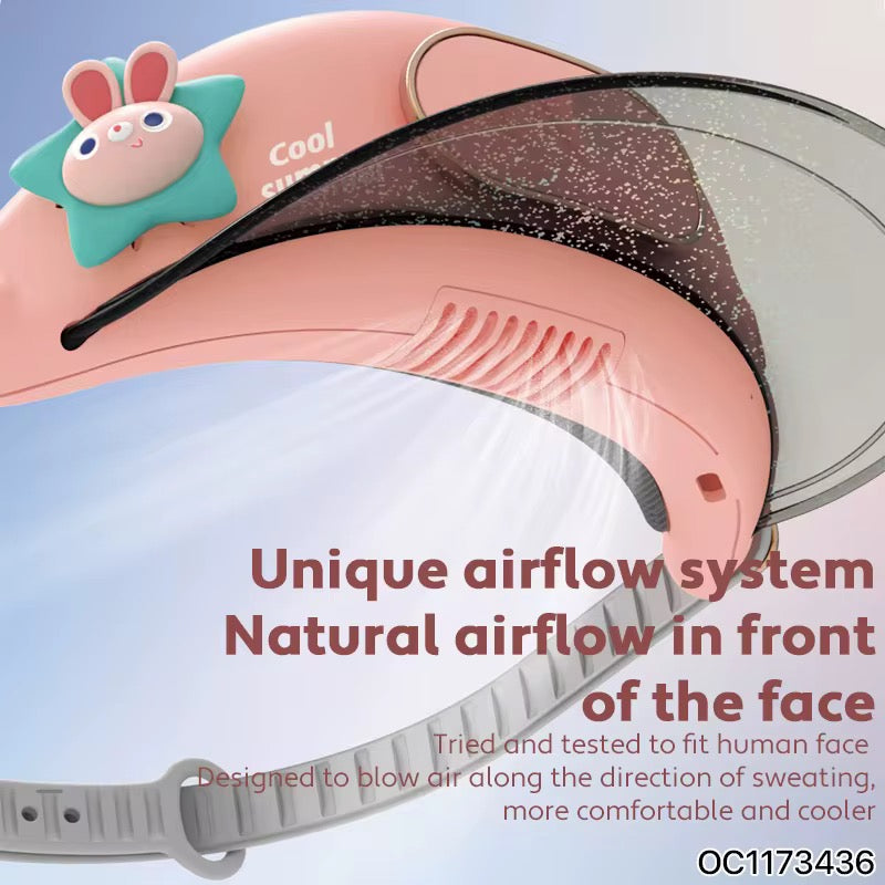 Visor Hat Portable Fan