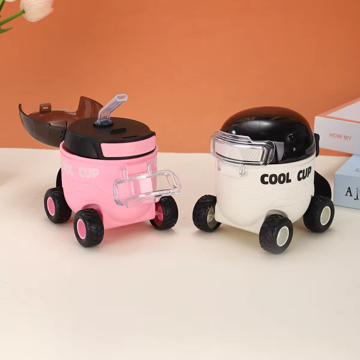 Wheeled Car Shaped Water Bottle