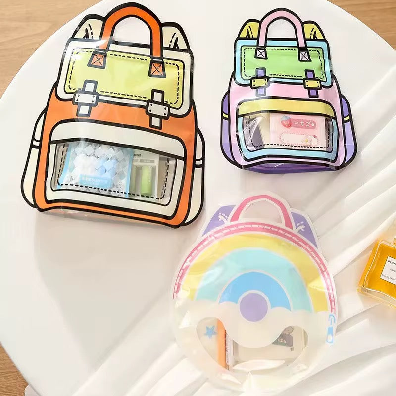 Travel Backpack Style Zipper Pouch