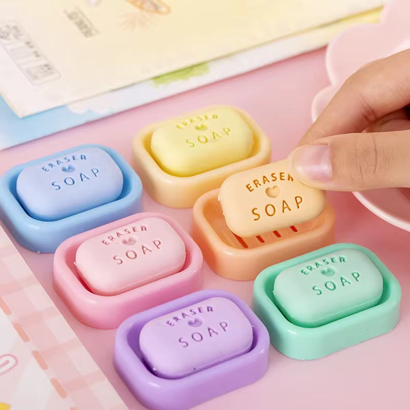Kawaii Soap Bar Erasers