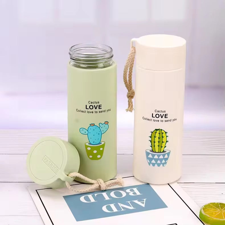 Cactus Thermo Water Bottle | Portable & Travel Friendly