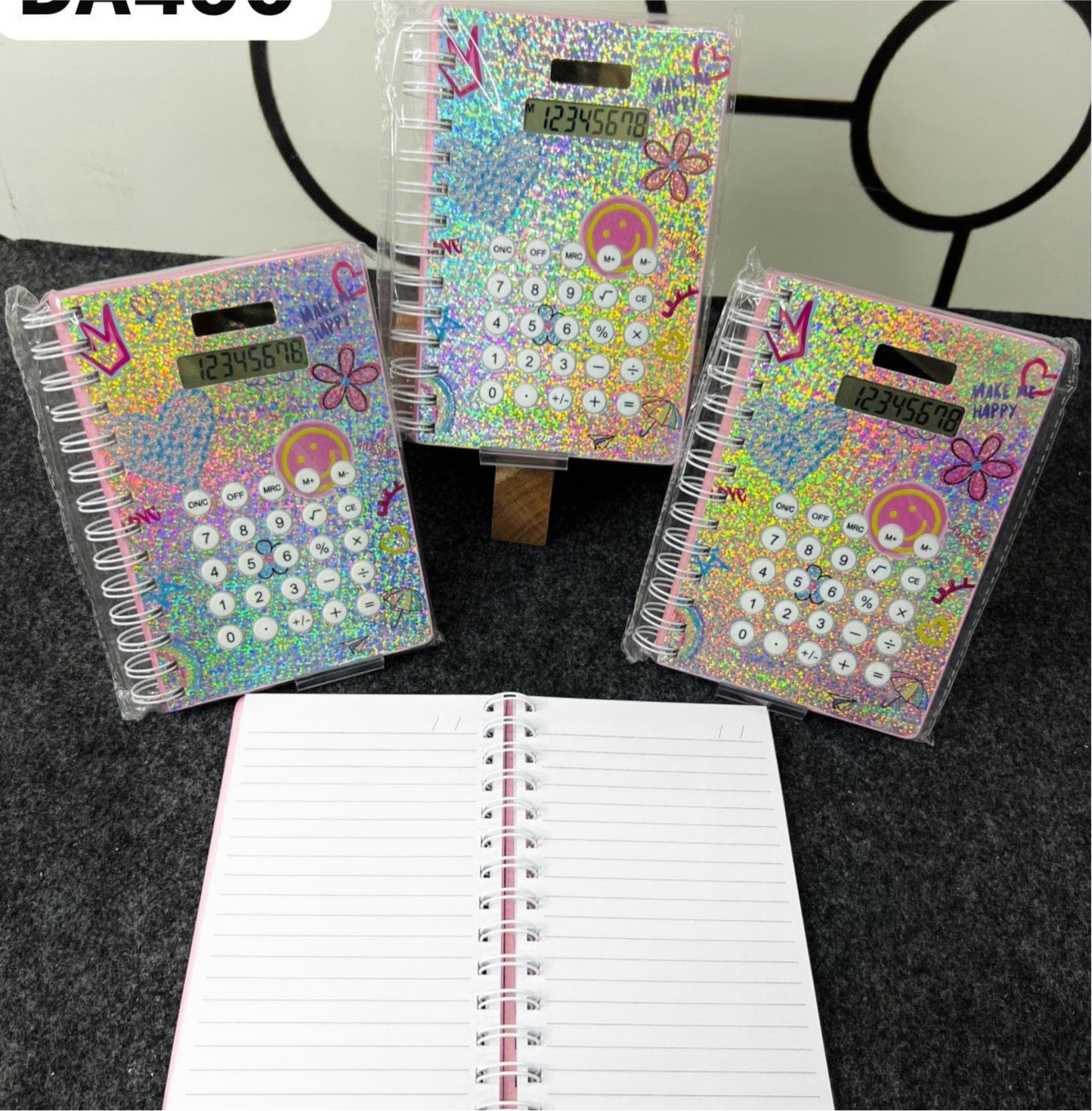 Spiral Diary with Calculator
