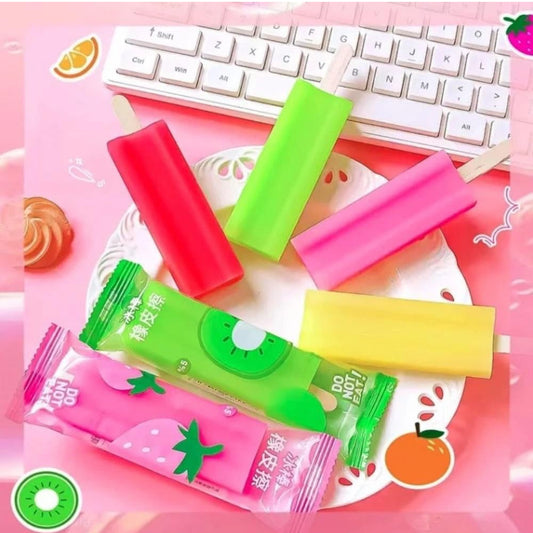 Colourful Popsicle Eraser