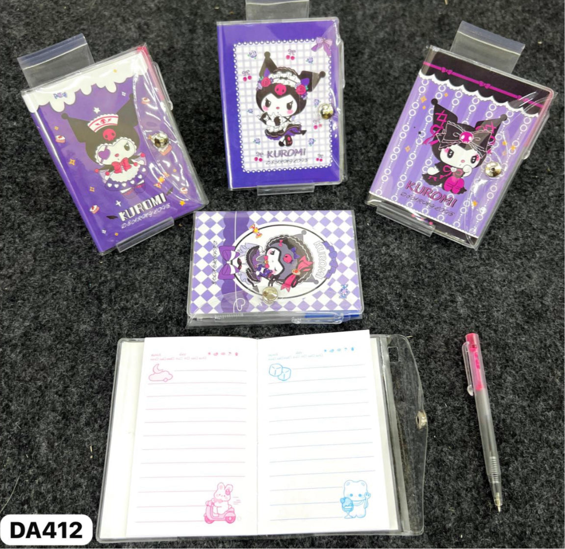 Kuromi Diary with Pen