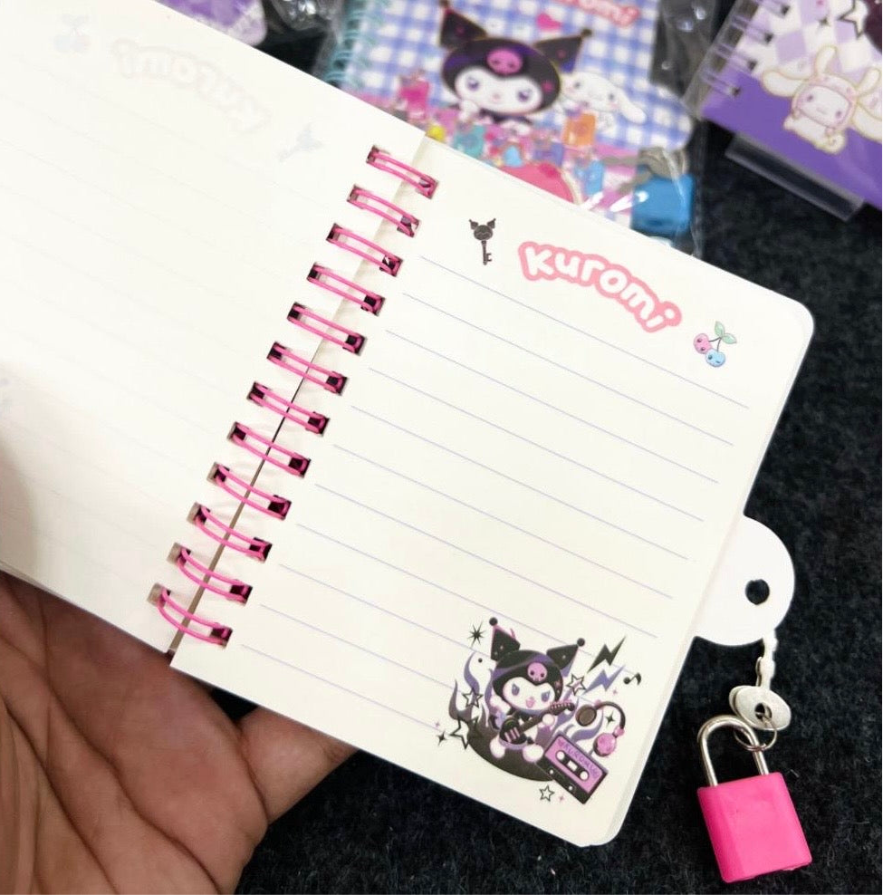 Kuromi Secret Diary with Lock