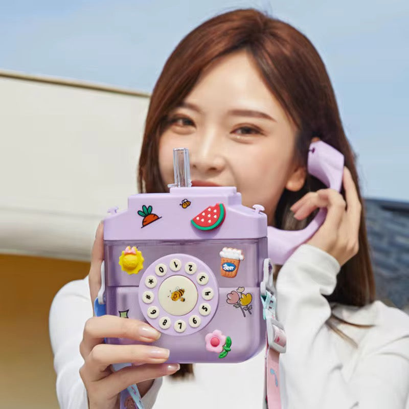 Dial & Sip- Telephone Water Bottle