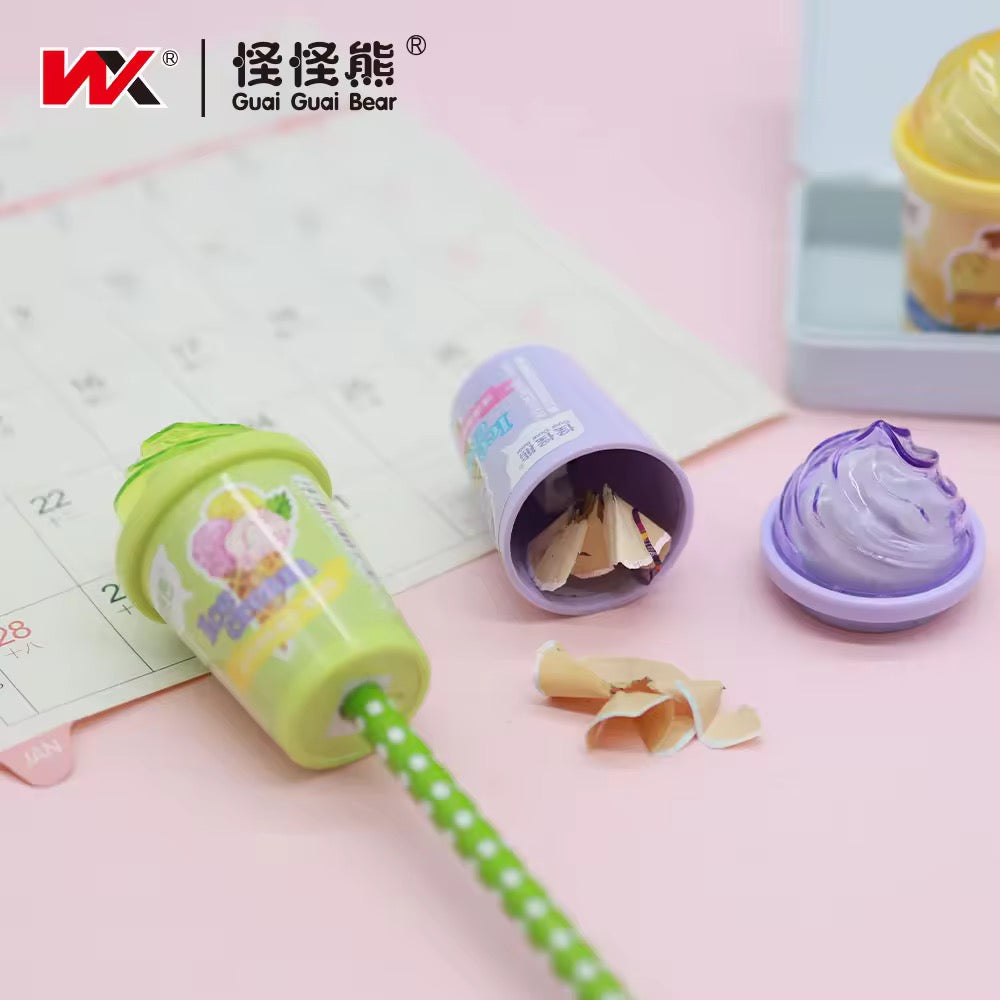 Icecream Cup Sharpener with Eraser