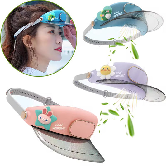 Visor Hat Portable Fan