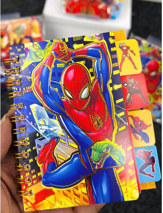 Avengers Theme Diary with 4 Partitions