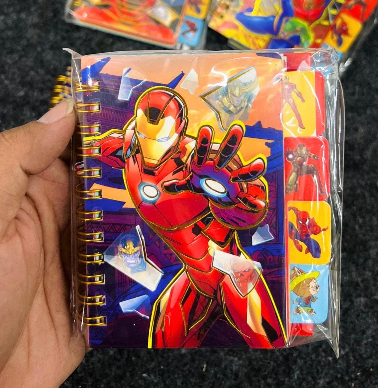 Avengers Theme Diary with 4 Partitions