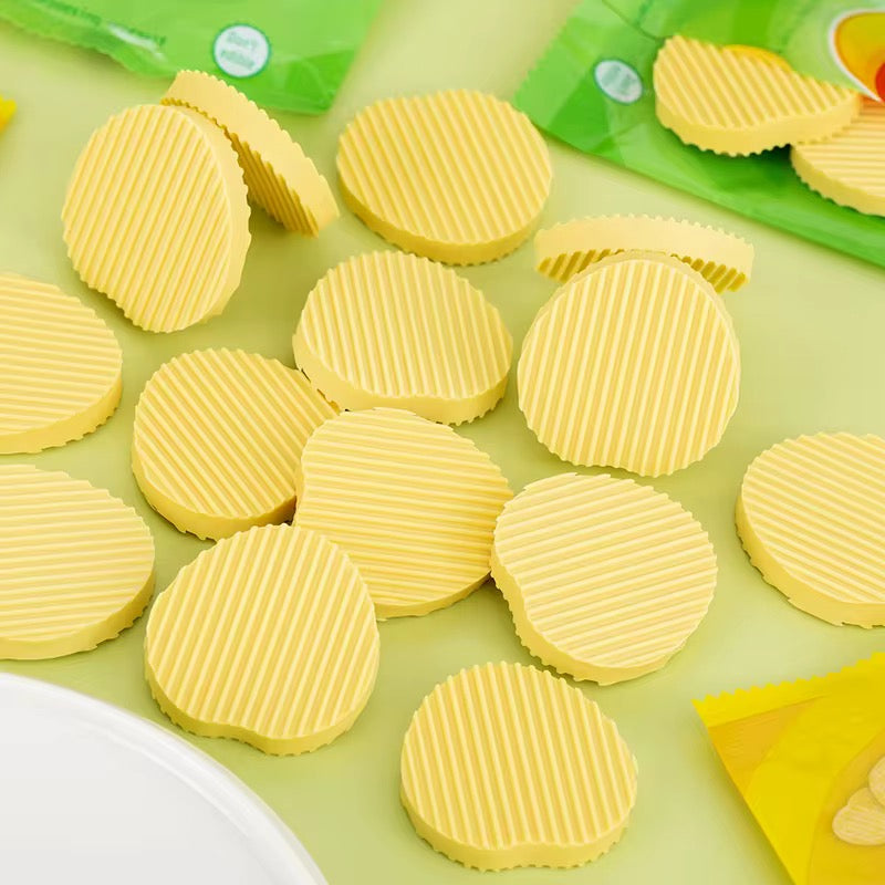 Potato Crisp Eraser Set - Pack of 4pc
