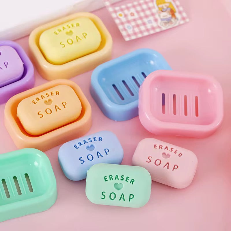 Kawaii Soap Bar Erasers